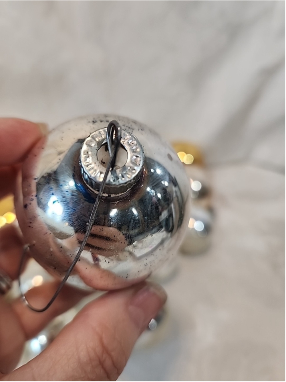22, Pre WWII Shiny Brite And Rauch Glass Christmas Ornaments,Read - Picture 5 of 7